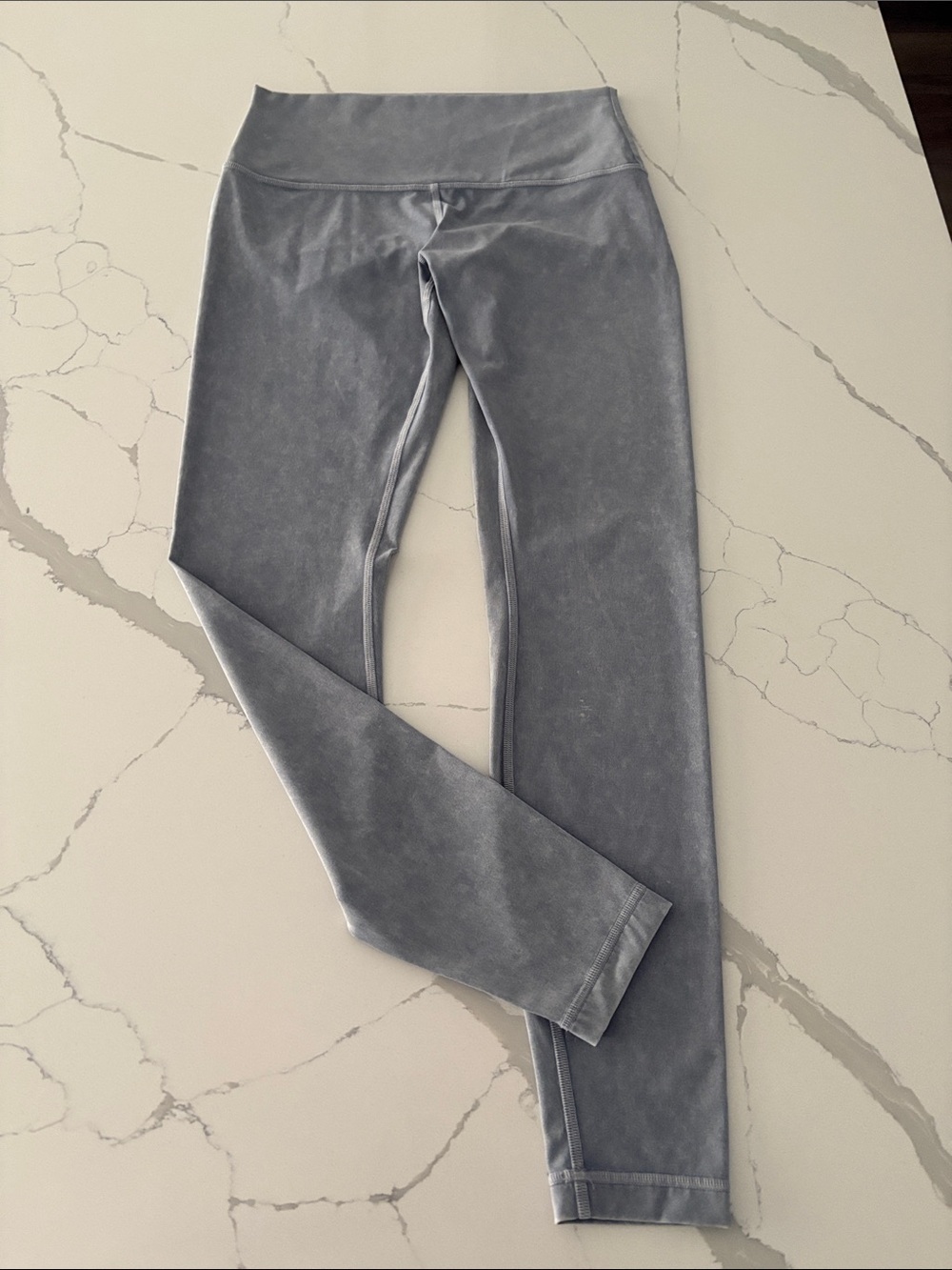 Lululemon Wunder Under High-Rise Leggings 25” ~ 8 ~ Washed Moon Blue